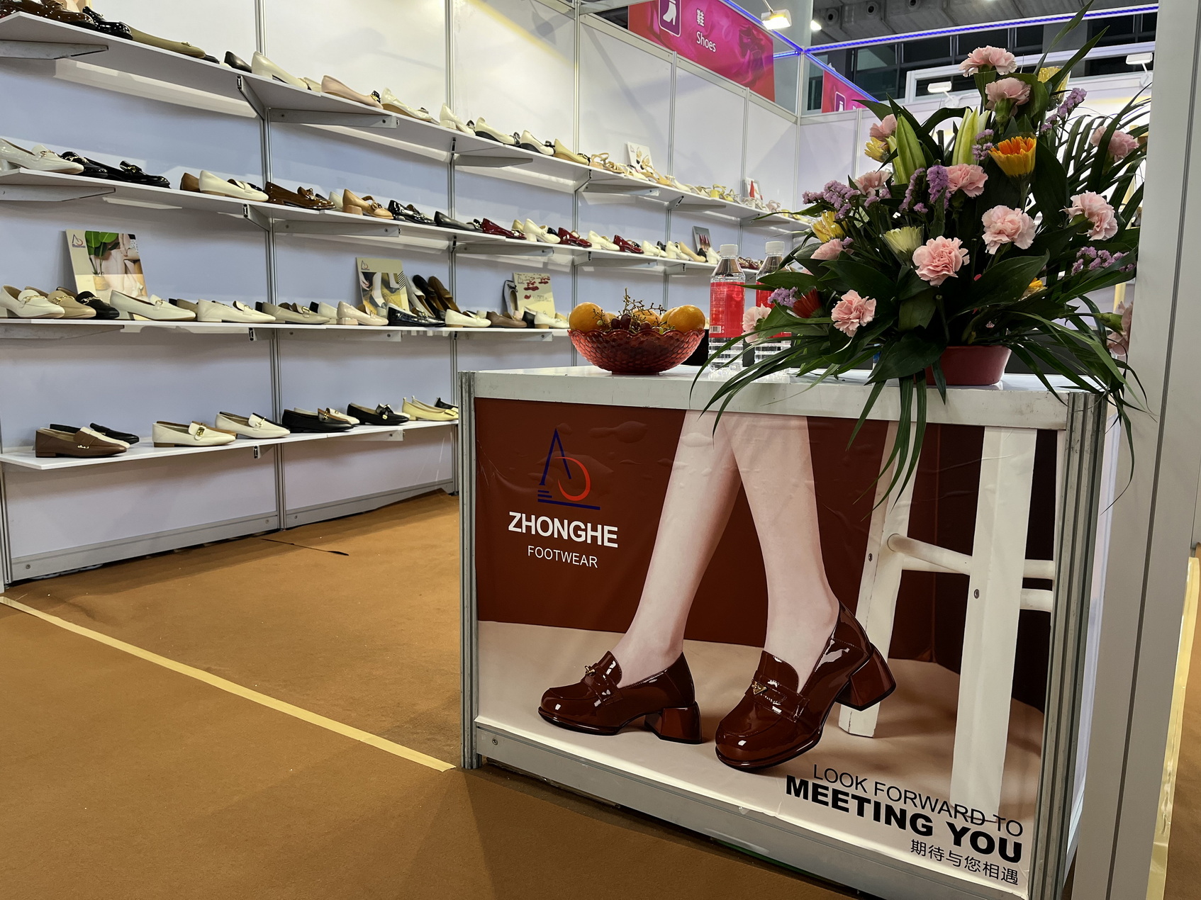Guangzhou Zhonghe Footwear showing at Canton Fair phase 3